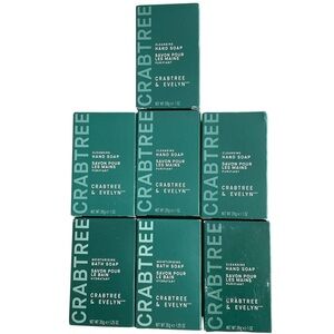 Crabtree & Evelyn Travel Soap Lot 7 Hand & Bath New